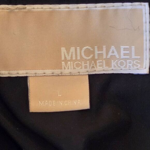 MICHAEL Michael Kors Women's Zip Front Collared Diamond Quilted Coat Large - Picture 2 of 15